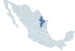 Mexico map, MX-NLE